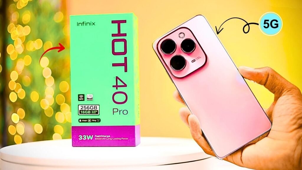 Infinix Hot 40 Pro Launched – Sleek Design, Smooth Performance & Complete Box Package Deal!