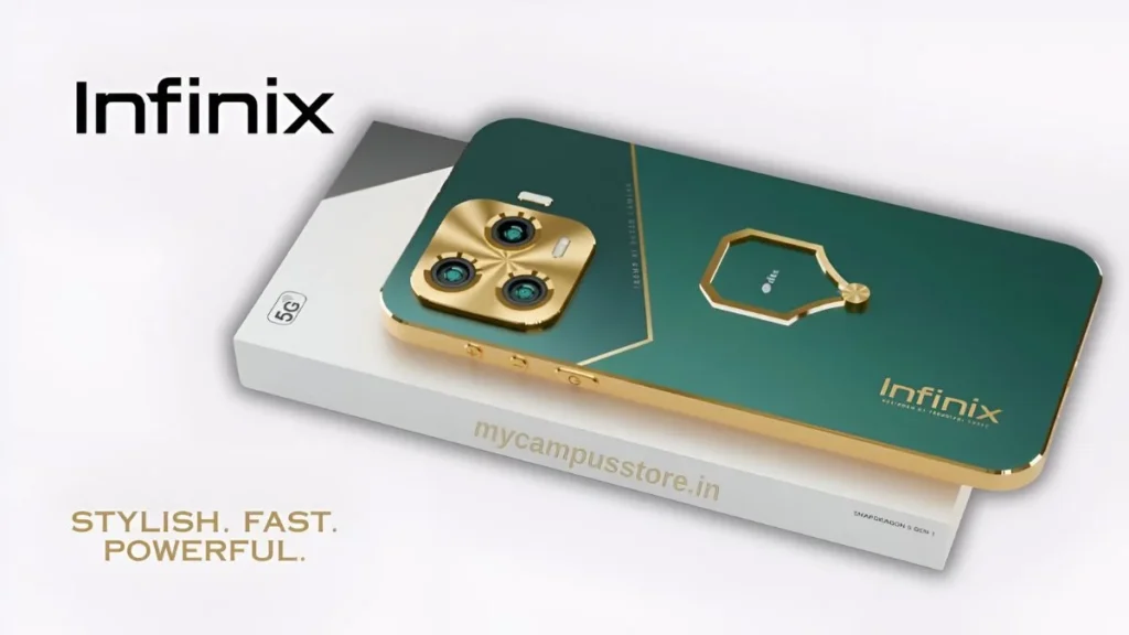Infinix Premium 5G Smartphone — Stylish Design, 5500mAh Battery & 256GB Storage Powerhouse!